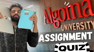 How to do Algoma Universitys Assignments and quizzez  Full explanation video  algomauniversity [upl. by Andromache]