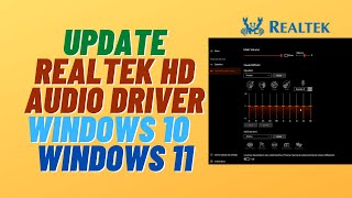 How to Download and Update Realtek HD Audio Driver on Windows 10 or Windows 11 [upl. by Hgeilhsa]