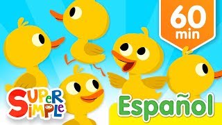 Cinco Patitos Y Más Canciones Infantiles  Música Para Niños [upl. by Eledoya]