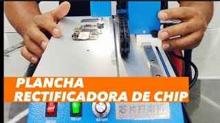 CNC RECTIFICADORA DE CHIP DE PLACA BASE ER8✅ [upl. by Toddie]