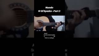 Mundo  IV Of Spades Part 3 guitartutorial [upl. by Aranahs]