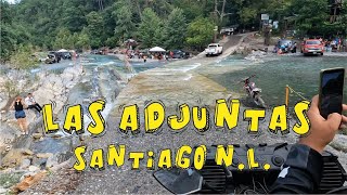 Visitando LAS ADJUNTAS Santiago NL después de Tormenta Alberto y temporada de lluvias [upl. by Adnelg]