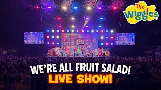 The Wiggles Live in Concert 🎶 Were All Fruit Salad Tour 🍎🍌🍇🍉🍏 Kids Music Concert [upl. by Elaine]