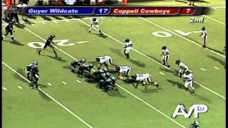 Coppell vs Guyer High School Football Highlights 2011 [upl. by Eireva]