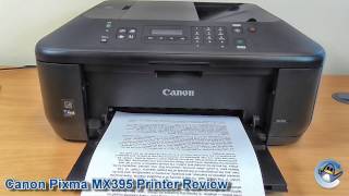 Canon Pixma MX395 Printer Review [upl. by Zebaj]