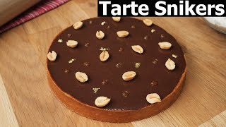 Recette de la tarte Snickers [upl. by Atirat]