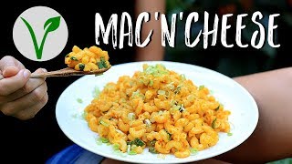 MAC AND CHEESE REZEPT  vegan amp low fat [upl. by Alleunamme]