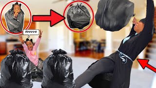 4 YEAR OLD DOES THE GARBAGE BAG SCARE PRANK PRANK GONE HORRIBLY WRONG 🤯 [upl. by Umeko]