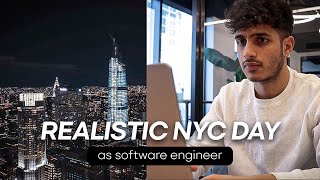 day in the life of a Software Engineer  realistic  NYC edition [upl. by Ardekal]