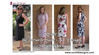 How to design the basic Sheath Dress with SureFit Designs™ [upl. by Sybil783]