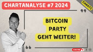 72024 CHARTANALYSE Gold Silber Bitcoin Ethereum  quotBitcoin Party geht weiterquot [upl. by Anaeerb]