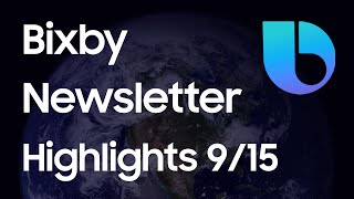 Bixby Newsletter Highlights  Shopping Media and Navigation [upl. by Naejarual]