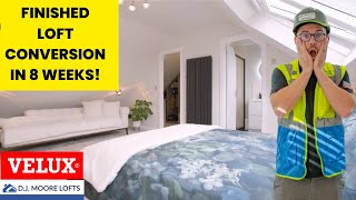 Incredible Velux Loft Conversion  Finished In 8 Weeks [upl. by Radborne]