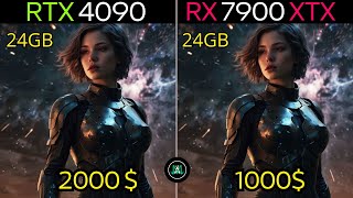 RTX 4090 VS RX 7900 XTX  1440P GAMING TEST [upl. by Enneillij]