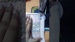 चाक और दामनपर एक सिलाई मे invisible piping की trick [upl. by Asenad]