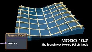 MODO  102 Texture Falloff Node [upl. by Ynnaj]