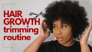 Hair trimming tutorial for short hair to help with HAIR GROWTH [upl. by Crane]