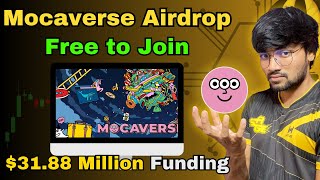 Mocaverse Free to Join Airdrop with 3188 Million Funding  SAGE Hindi [upl. by Ssitnerp]