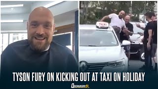 TYSON FURY explains KICKING TAXI viral video  The Unibet Lowdown [upl. by Sisto406]