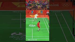 unbelievable rally between Lin Dan and Viktor Axelsen in Rio Olympic 2016 youtubeshorts shorts [upl. by Edmanda595]