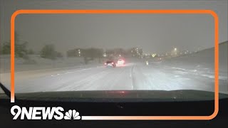 CDOT warns of challenging Monday morning commute after overnight snow [upl. by Suryc]