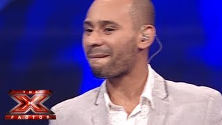 محمد الريفي  ‪على بابي واقف قمرين‬  العروض المباشرة  الاسبوع 9  The X Factor 2013 [upl. by Asseneg151]