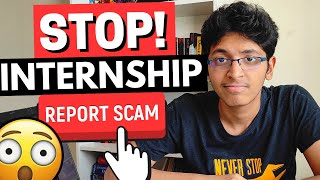 INTERNSHIP SCAMS IN INDIA Stay Aware From Them [upl. by Zach]