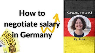 How to negotiate a salary offer in Germany HalloGermany [upl. by Vokaay]