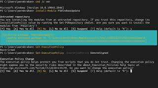 Installing the PSWindowsUpdate PowerShell Module on Windows 10 Vagrant Develo Env Made Easy [upl. by Radman707]