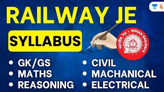 Railway JE Syllabus  RRB JE Complete Syllabus with Exam Pattern Tech amp NonTech  Wifistudy [upl. by Tinaret]