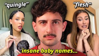 Influencers naming their babies [upl. by Ahsaf]