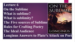 On the Sublime by Longinus ELAL [upl. by Lerak]