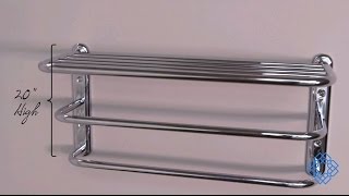 Gatco Chrome Towel Rack  Bellacor [upl. by Nauq866]