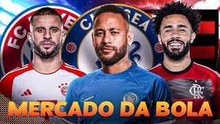 🚨🤯 CHELSEA quer saber se NEYMAR TOPA VIR K WALKER acerta com BAYERN OFERTA do FLA por CLAUDINHO [upl. by Agiaf]