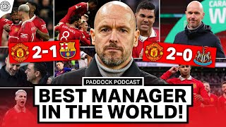 Erik Ten Hag Best Manager In The World  Paddock Podcast [upl. by Alrick]