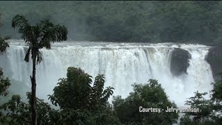 Athirappilly amp Charpa Waterfalls  Monsoon  HD [upl. by Ailec]