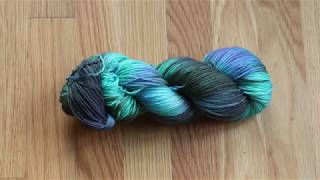 Dyepot Weekly 16  Dyeing Sock Yarn with a Tulip Tie Dye Kit [upl. by Bindman906]