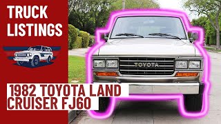 Tan 1982 Toyota Land Cruiser FJ60 For Sale [upl. by Farrington]