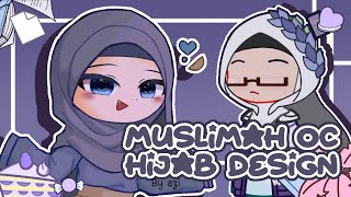 My Hijabs Tutorial Design•gachaclub [upl. by Aynatahs]