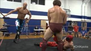 Daniel Bryan amp Cesaro vs Mike Quackenbush amp Jigsaw CHIKARA September 13 2009 [upl. by Ssew]