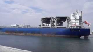 CASACL  Berthing mooring amp unberthing MV Star Japan in Arica port Chile [upl. by Nayrbo]