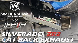 HPF POWER UPGRADES  ZR2 Walkinshaw Cat Back exhaust [upl. by Amhsirak]