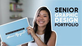 My Senior Graphic Design Portfolio With Tips [upl. by Kcyred]