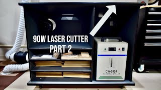 90W Laser Cutter From Scratch  Custom Cabinet Part 2 [upl. by Lelith]