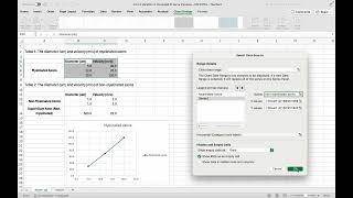 C224 Using MS Excel to analyze variation in the speed of nerve impulses [upl. by Nnylirret]