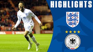 Lingard Redmond and WardProwse Goals Earn Late Win  England U21 32 Germany U21  U21 Highlights [upl. by Ayatal]