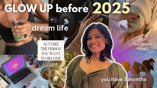 How to hit the RESET button amp LEVEL UP in 3 months before 2025 manifest glowup dreamlife [upl. by Ekud]