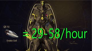 How to get orokin cells ✓Best Orokin Cell Farm 2958hour  Warframe [upl. by Odrarej]