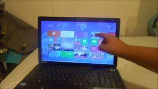 Toshiba satellite C55tA touchscreen laptop review [upl. by Yarahs]