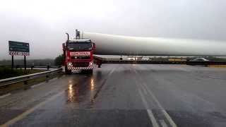 Wind Turbine Blades transported [upl. by Petula664]